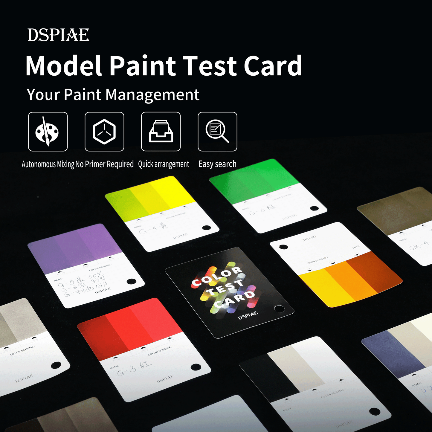 DSPIAE CC-01 Paint Test Card