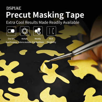 DSPIAE PMT Precut Masking Tape Irregular Shape