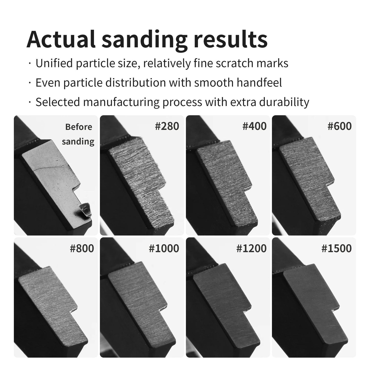 DSPIAE XSP-S01 Sanding Blocks and Self-Adhesive Sandpapers Set