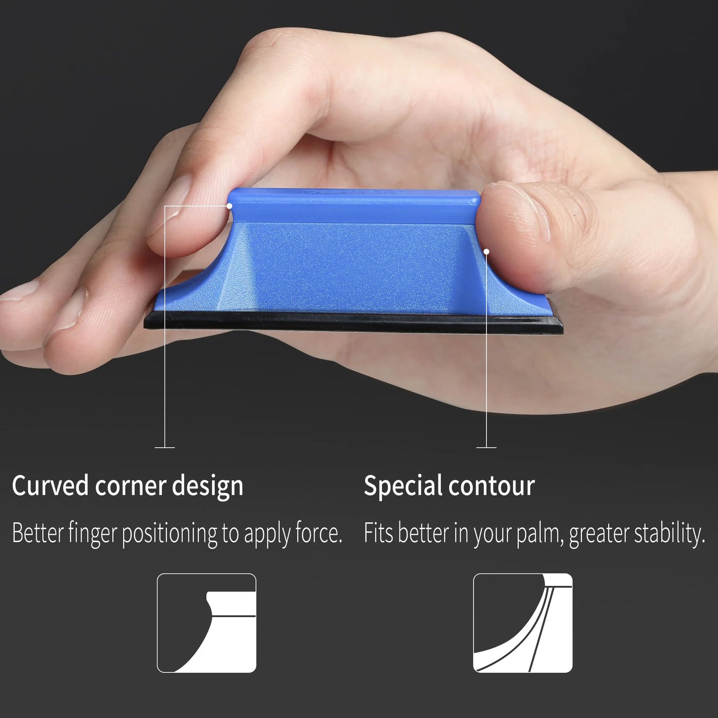 DSPIAE XSP-S01 Sanding Blocks and Self-Adhesive Sandpapers Set