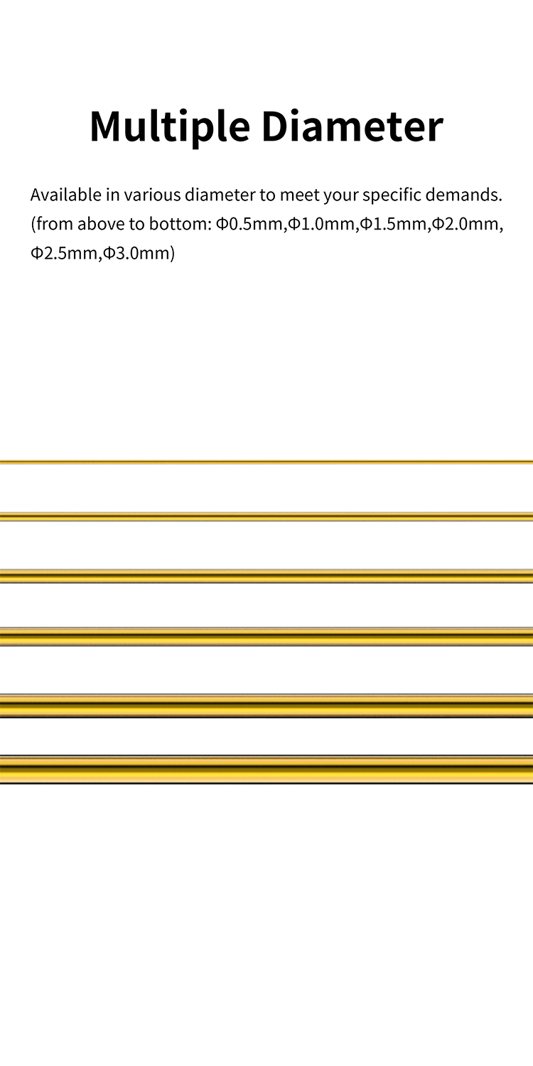 DSPIAE BB Brass Rods For Model Building